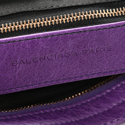 Balenciaga Agneau Giant 12 Rose Gold Hardware City Dark Violet 7 of 11