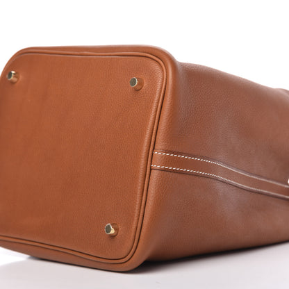 Hermes Barenia Faubourg Picotin Lock 22 MM Fauve 7 of 10