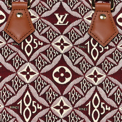 Louis Vuitton Jacquard Since 1854 Speedy Bandouliere 25 Bordeaux 6 of 11