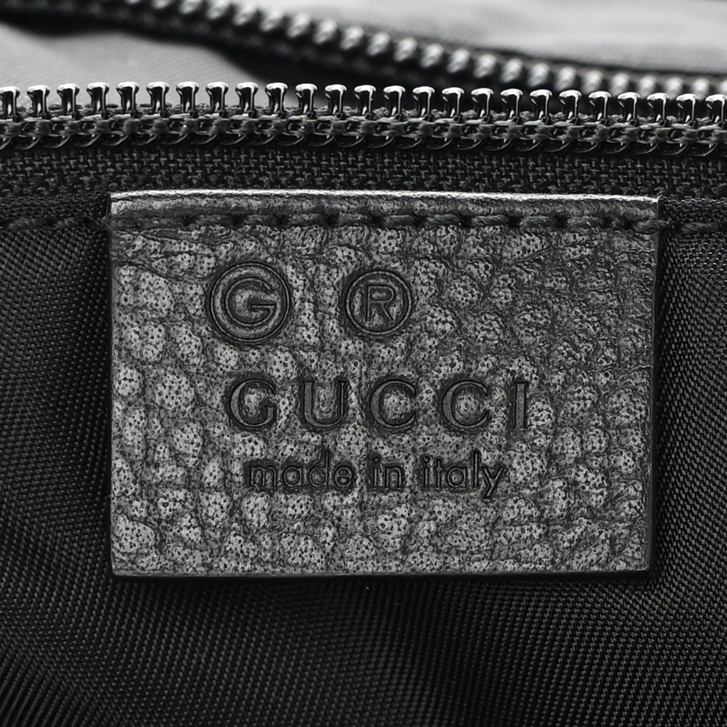 Nylon Monogram Double Buckle Flap Messenger Bag Black