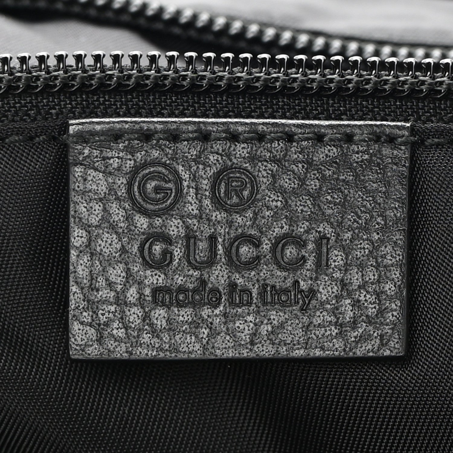 Gucci Nylon Monogram Double Buckle Flap Messenger Bag Black 6 of 10