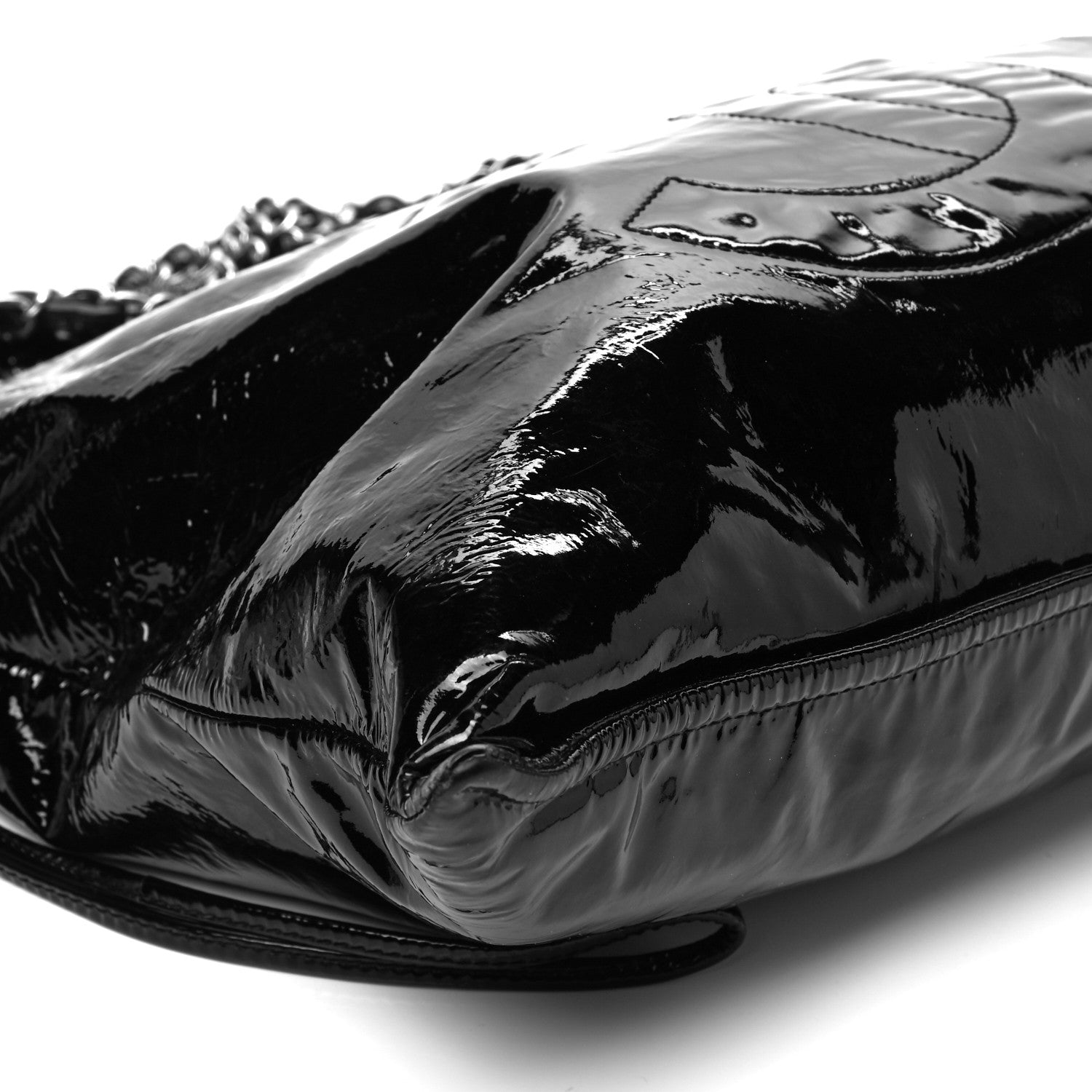 Chanel Patent Bonbons Shopper Tote Black 7 of 8
