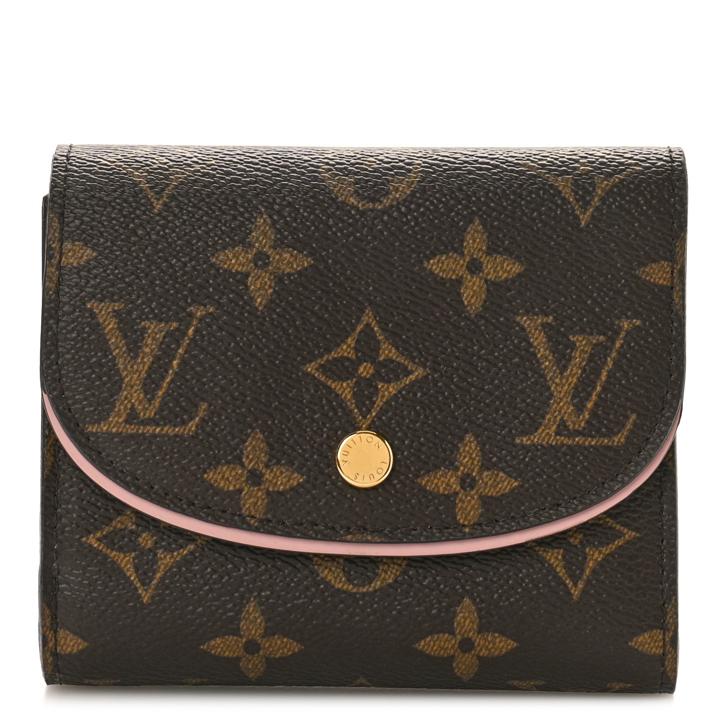 Louis Vuitton Monogram Ariane Compact Wallet Rose Ballerine 1 of 8