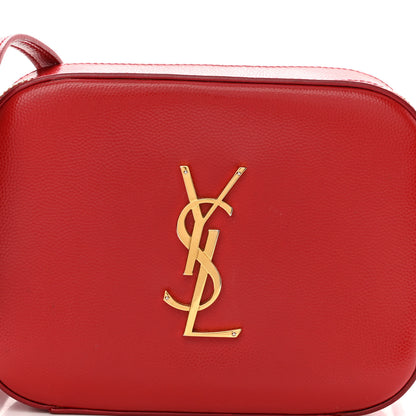 Saint Laurent Grain De Poudre Small Classic Monogram Camera Bag New Red 7 of 12