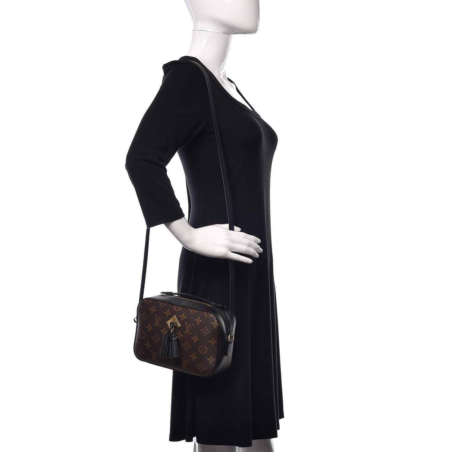 Louis Vuitton Monogram Saintonge Black 2 of 12
