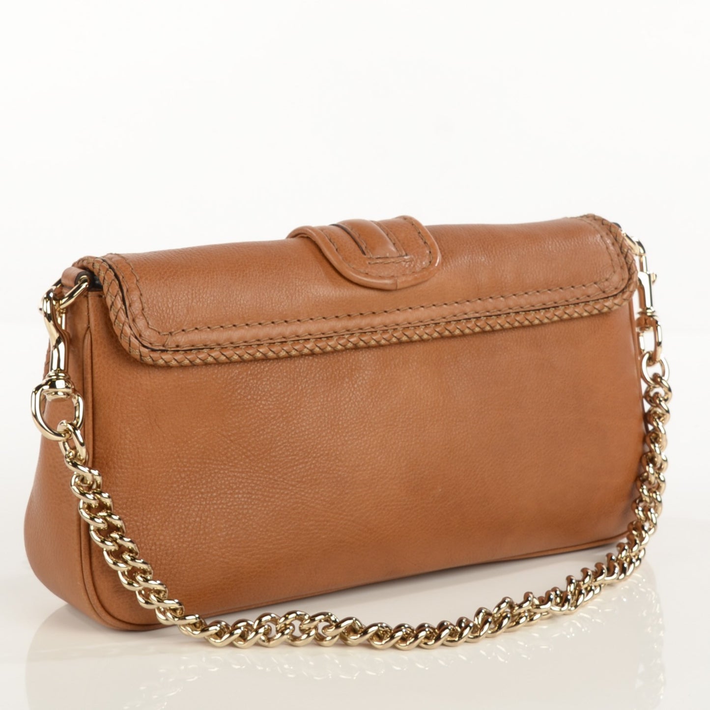 Calfskin Marrakech Evening Shoulder Bag Tan
