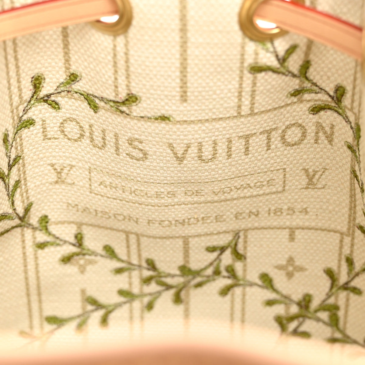 Louis Vuitton Minigram LV Stamp Nano Noe Blue 7 of 10