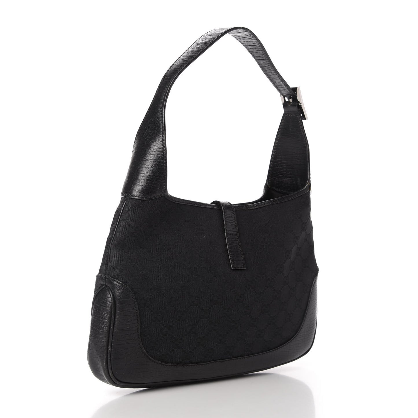 Monogram Small Jackie O Hobo Black