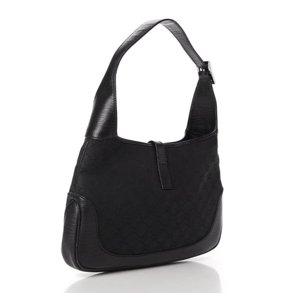 Gucci Monogram Small Jackie O Hobo Black 3 of 10