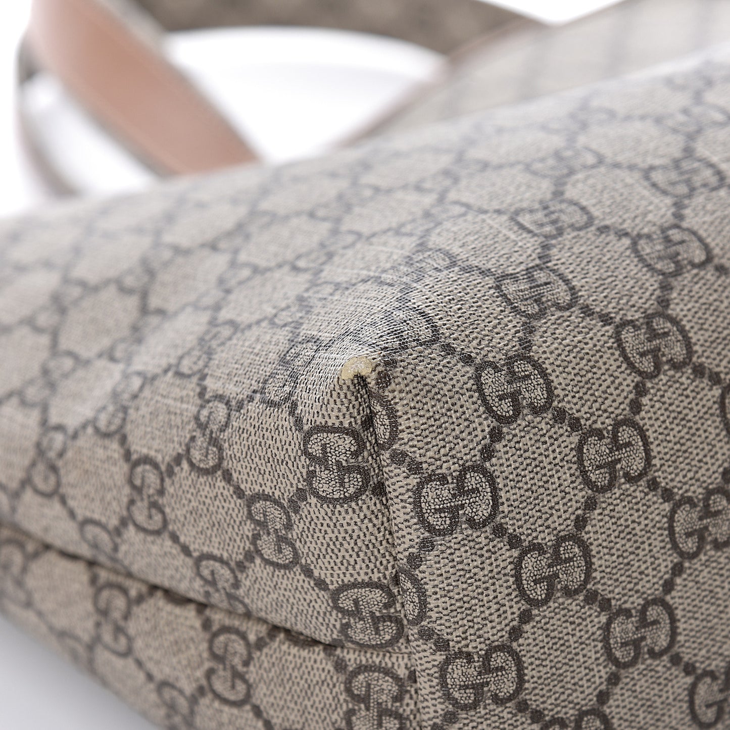 GG Plus Monogram Medium Signature Web Loop Tote Brown