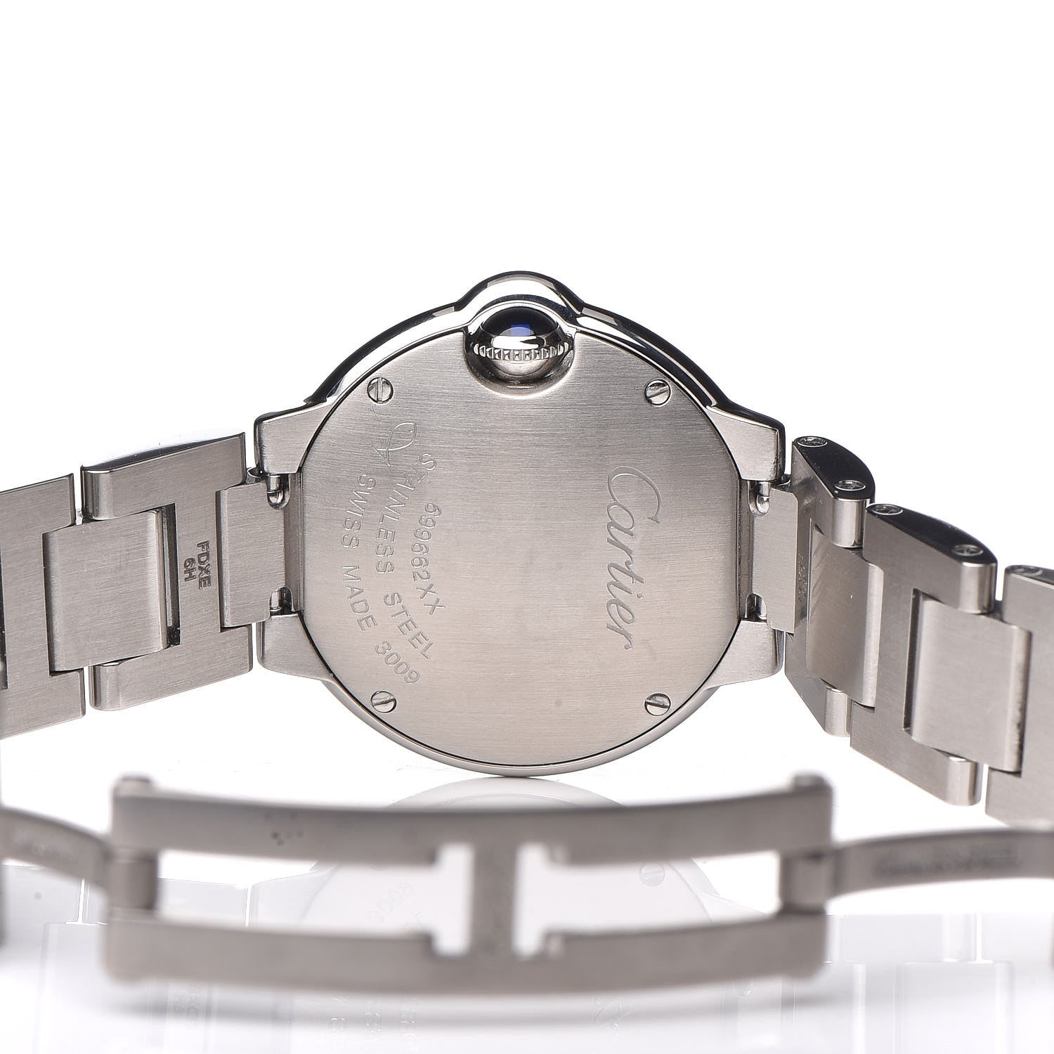 Cartier Stainless Steel Diamond Bezel 28mm Ballon Bleu De Quartz Watch 6 of 8