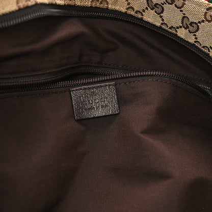 Gucci GG Monogram Large Web Handle Vertical Tote Dark Brown 6 of 11