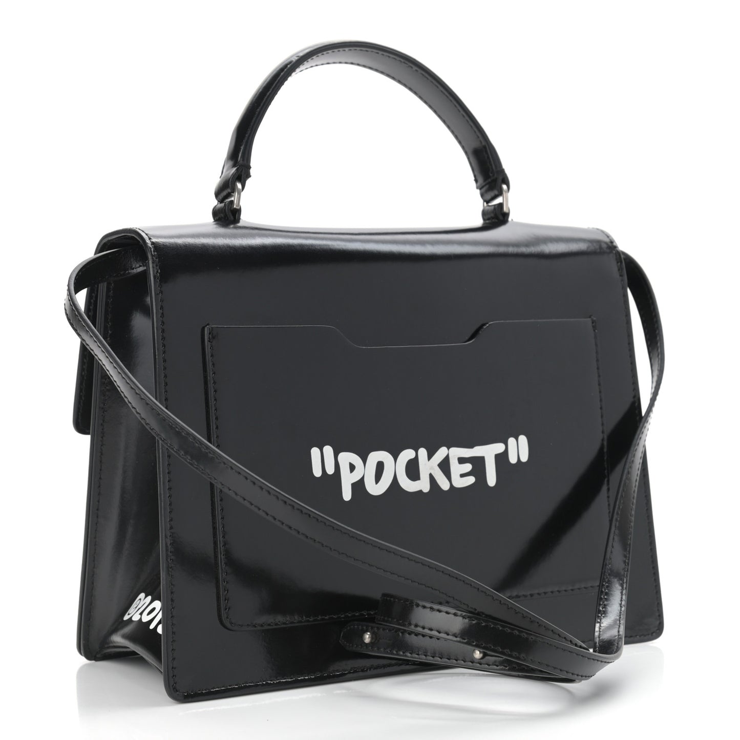 Calfskin Jitney 2.8 Not For Sale Shoulder Bag Black