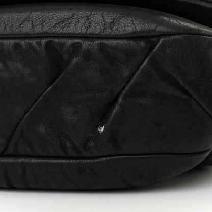 Chanel Iridescent Calfskin Glint Flap Black 12 of 12