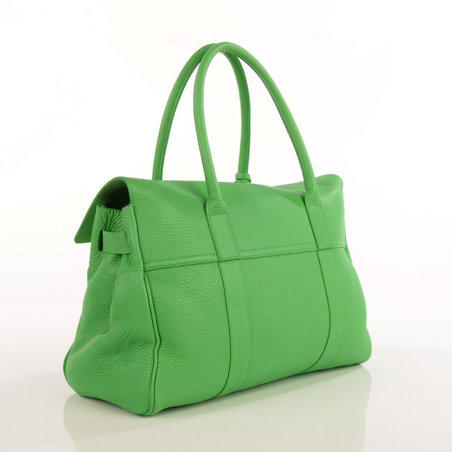 Soft Grain Leather Bayswater Queen Green