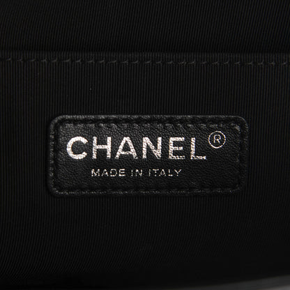Chanel Patent Calfskin Quilted Medium Plexiglass Boy Flap Black 8 of 9
