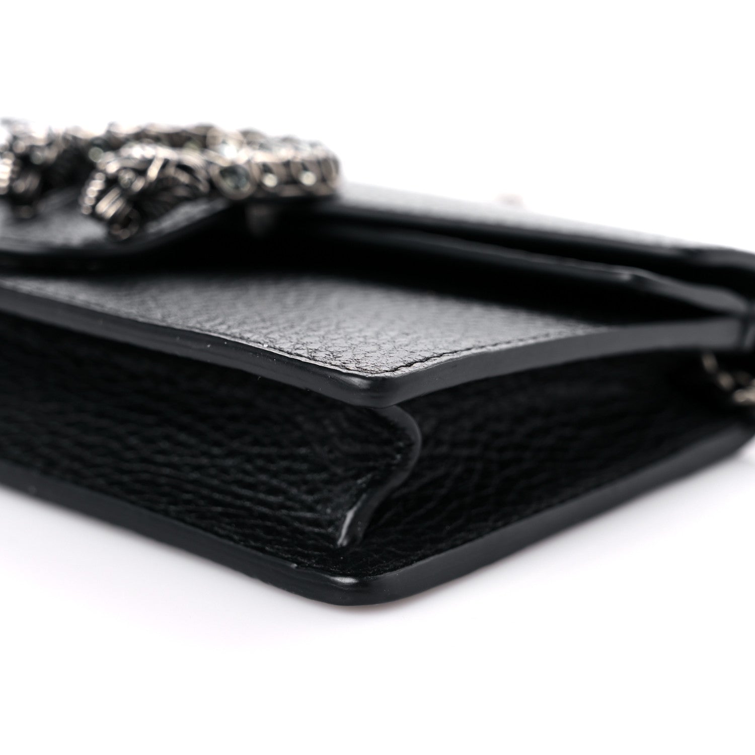 Gucci Calfskin Super Mini Dionysus Shoulder Bag Black 8 of 11