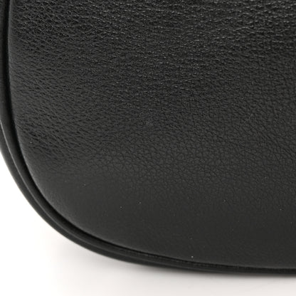 Prada Glace Calfskin Embossed Secchiello Bucket Bag Black 11 of 13