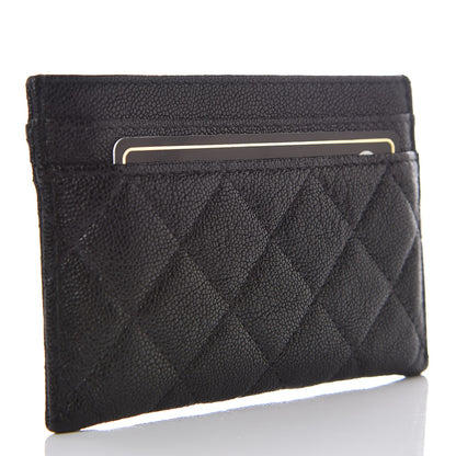 Chanel Caviar Quilted Boy Card Holder Black 3 of 9