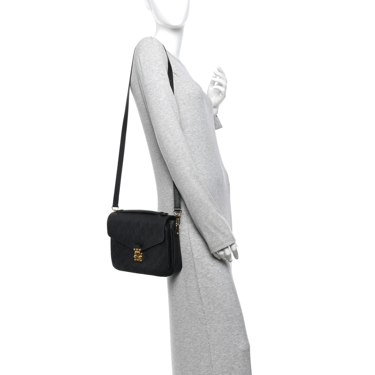 Louis Vuitton Empreinte Pochette Metis Black 2 of 9
