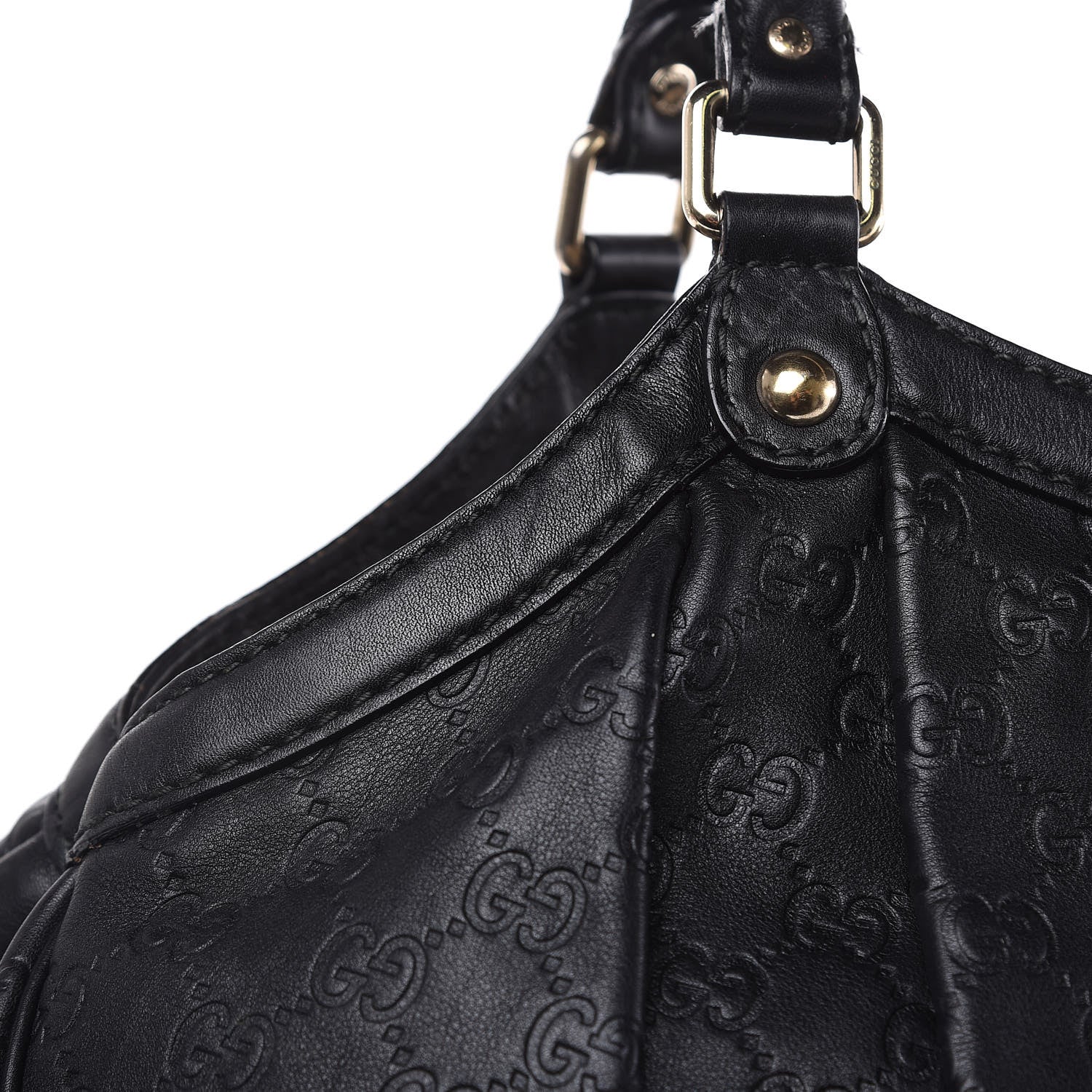 Gucci Guccissima Large Sukey Tote Black 12 of 20