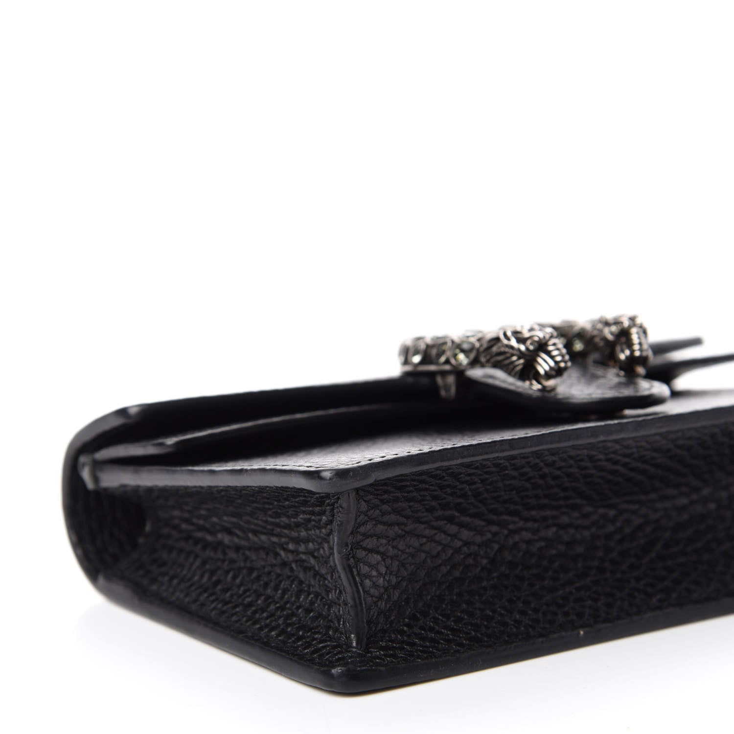Gucci Calfskin Super Mini Dionysus Shoulder Bag Black 6 of 9