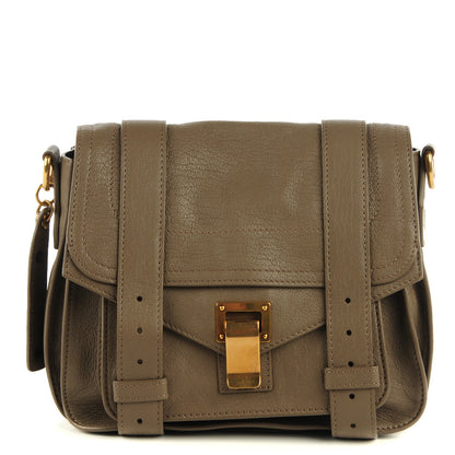 Proenza Schouler Lambskin PS1 Pouch Smoke 1 of 11