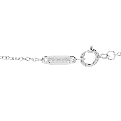 Tiffany Platinum Diamond Small Heart Pendant Necklace 5 of 5