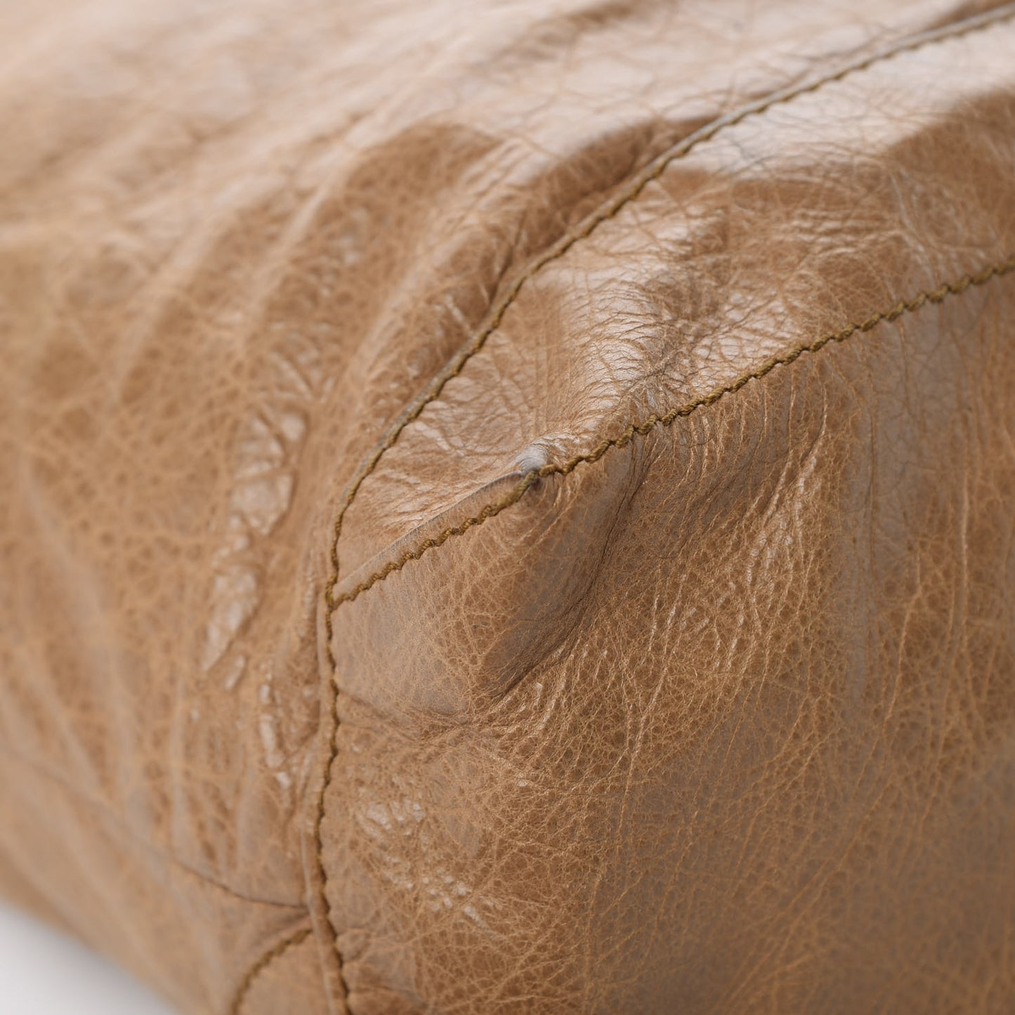 Agneau Giant 12 Rose Gold Hardware Day Hobo Havana Brown