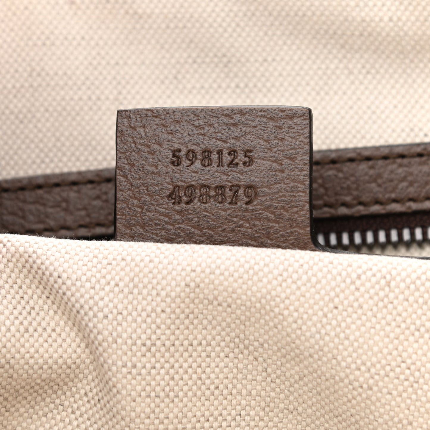 GG Supreme Monogram Web Small Ophidia Half Moon Hobo Brown