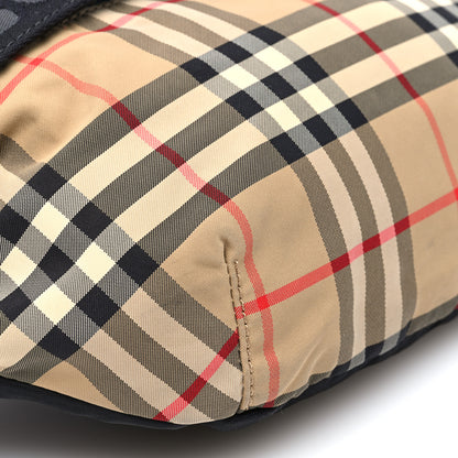 Burberry Nylon Vintage Check Sonny Bum Bag Archive Beige Black 9 of 11