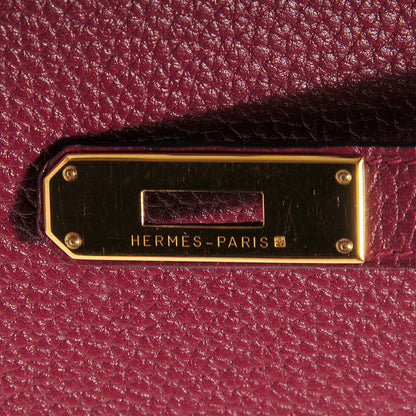 Hermes Fjord Kelly Sellier 35 Rouge H 14 of 23