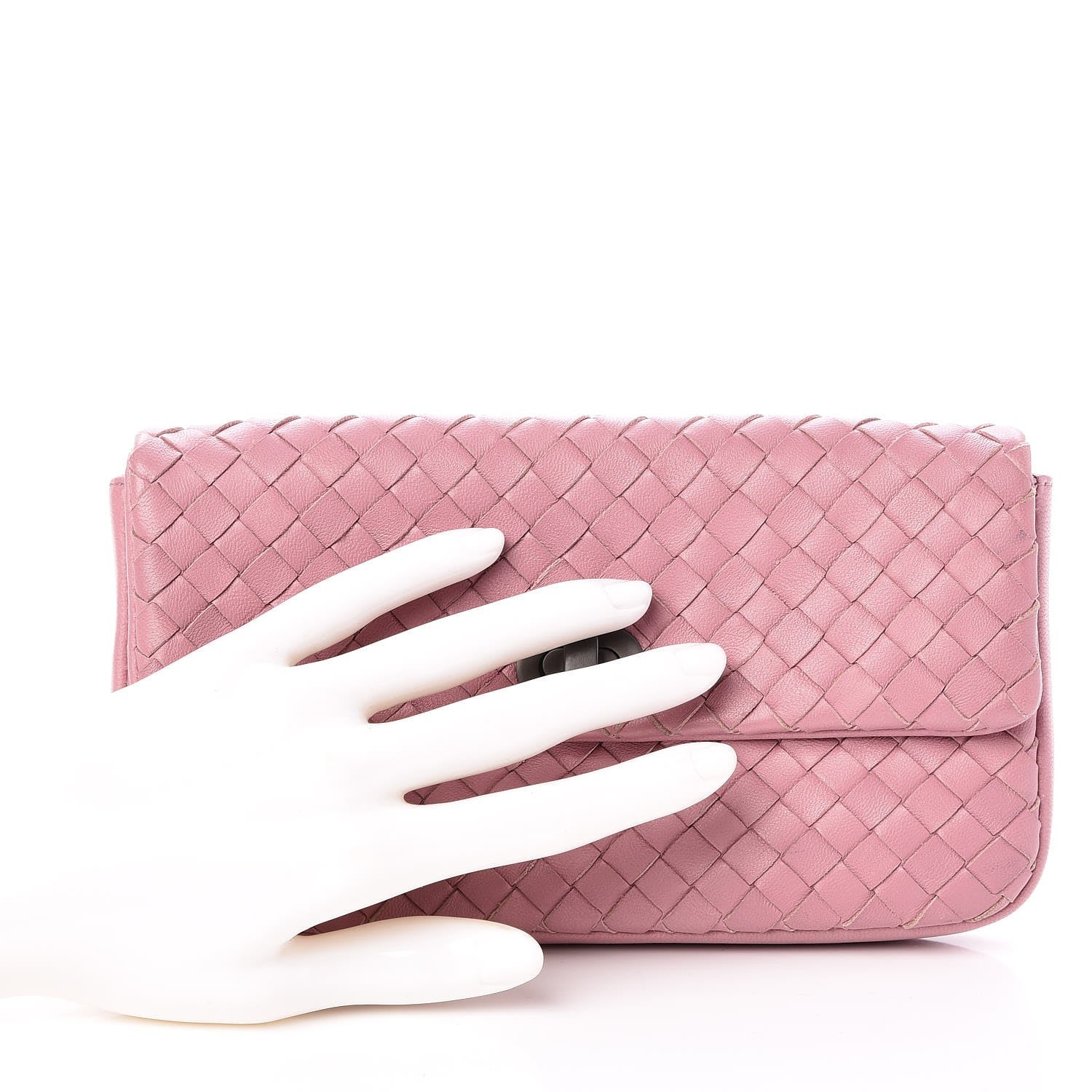 Bottega Veneta Nappa Intrecciato Clutch Watteau 2 of 8