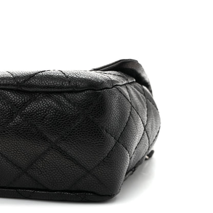 Chanel Caviar Quilted Jumbo Easy Flap Black 10 of 10