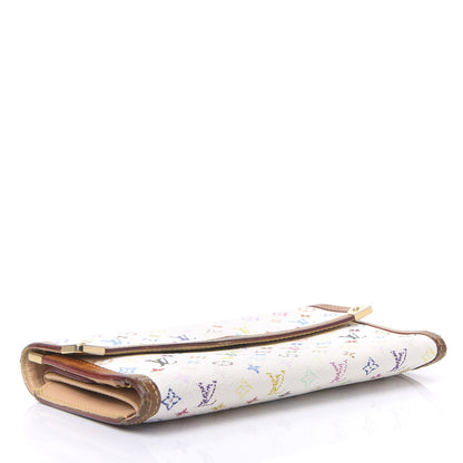 Louis Vuitton Monogram Multicolor Porte Tresor International Wallet White 3 of 10