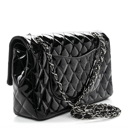 Chanel Patent Quilted Medium Double Flap Black 3 of 12