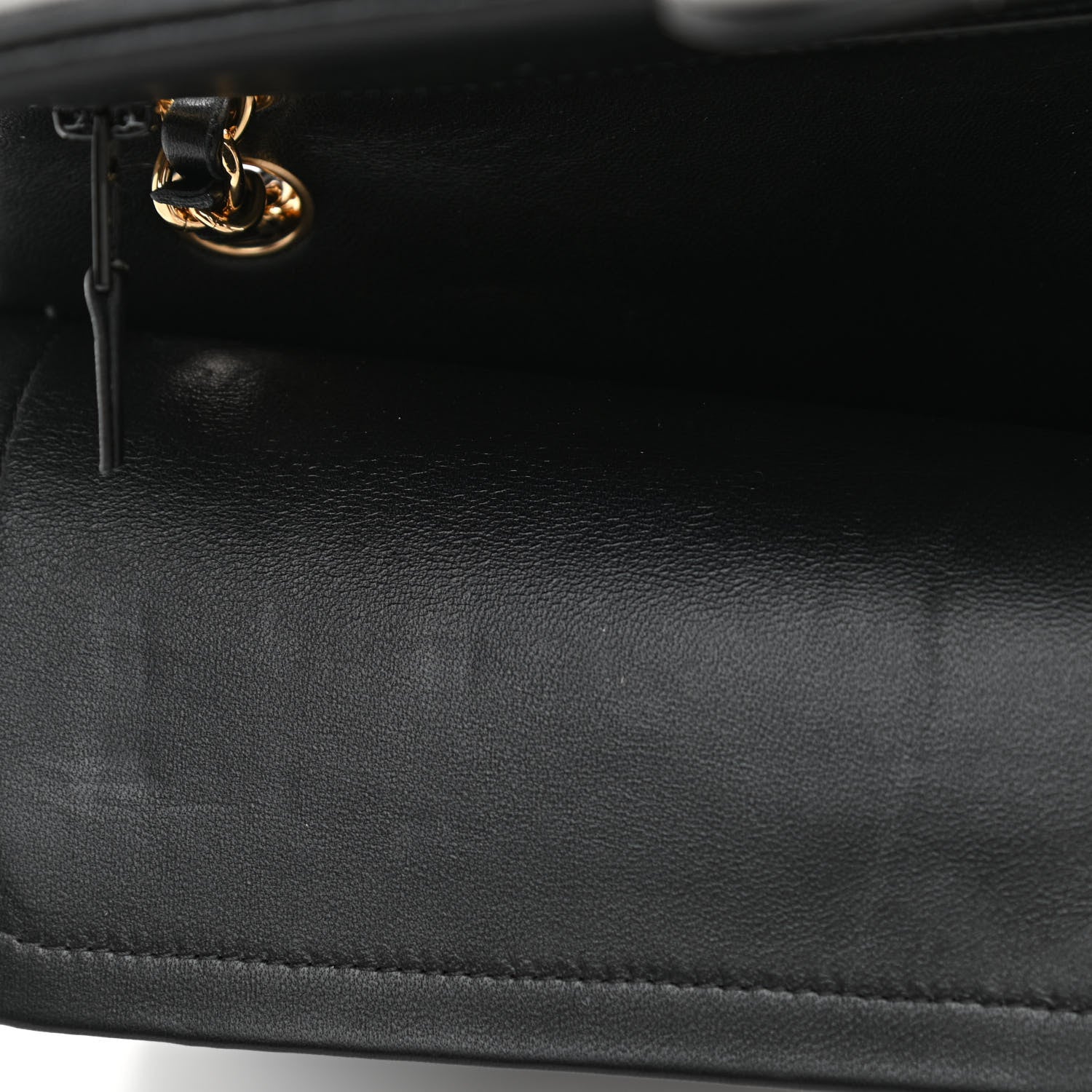 Chanel Lambskin Quilted Medium Double Flap Black 11 of 12
