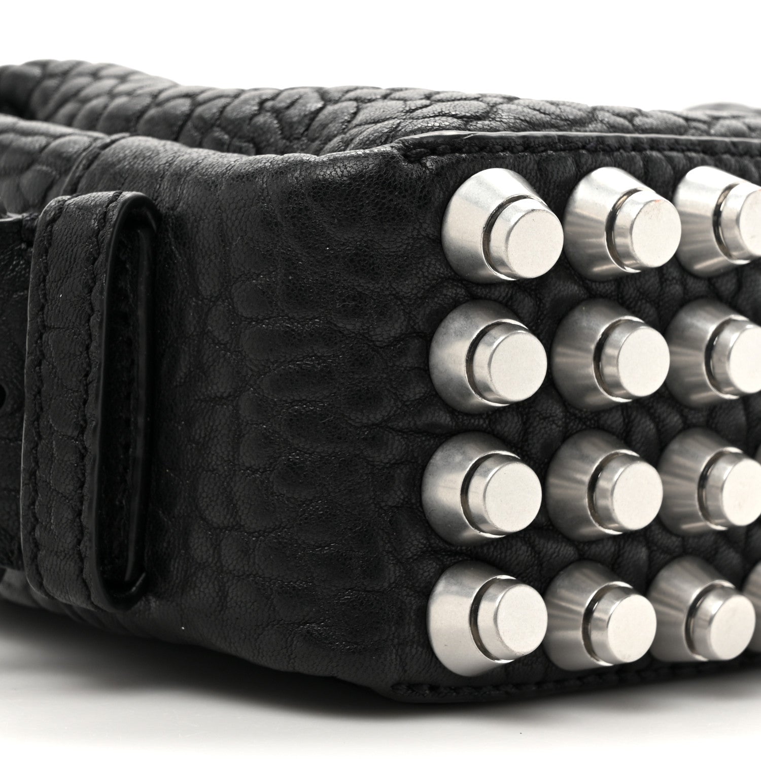 Alexander Wang Pebbled Lambskin Small Ricco Shoulder Bag Black 9 of 9