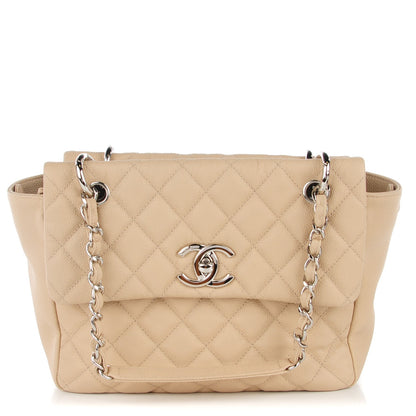 Chanel Caviar Quilted Easy Zip Tote Beige 1 of 7