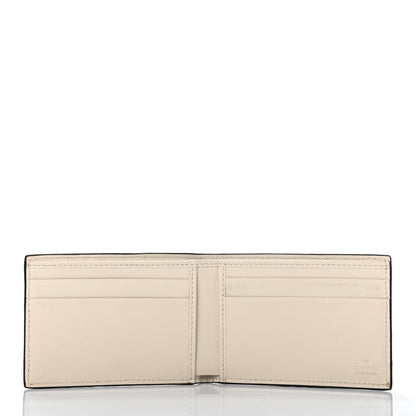 Gucci Calfskin GG Tennis Embossed Bi-Fold Wallet Mystic White 4 of 4