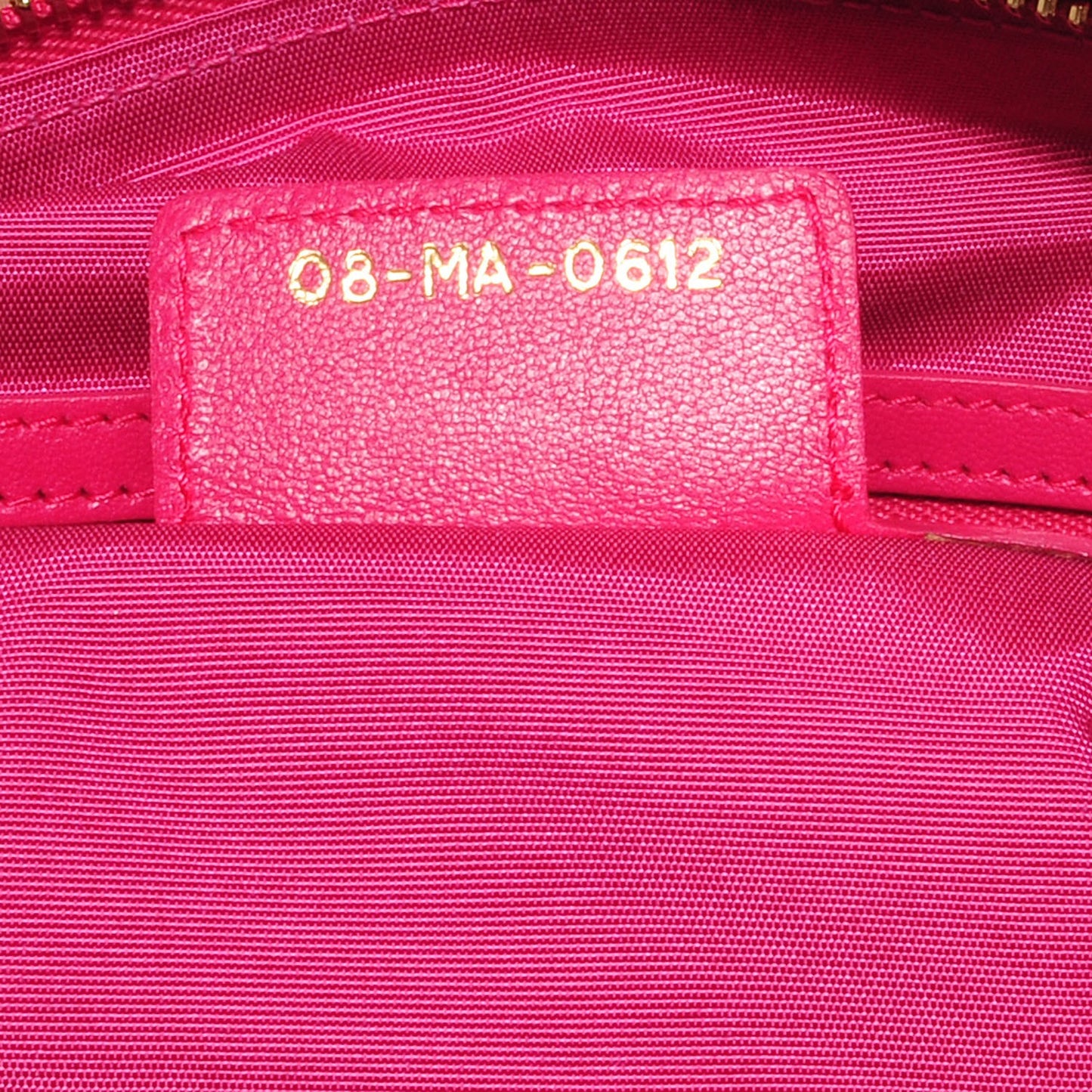 Lambskin Cannage Medium Granville Tote Fuchsia