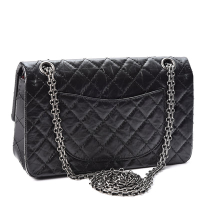 Chanel Aged Calfskin Quilted 2.55 Reissue 225 Flap Black 2 of 10