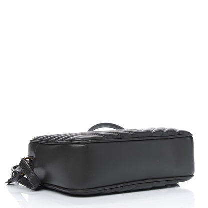 Saint Laurent Calfskin Matelasse Monogram Lou Camera Bag Dark Smog 3 of 5