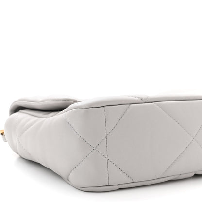 Chanel Lambskin Quilted Medium Chanel 19 Flap Grey 7 of 9