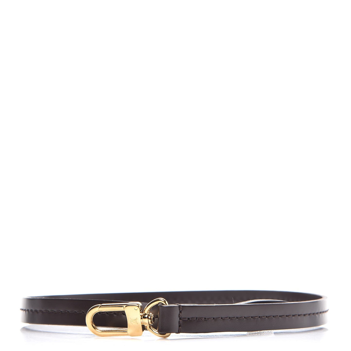 Calfskin Pochette Accessories Strap Brown