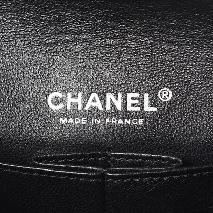 Chanel Patent Quilted Reissue Flap Clutch Bag Black 6 of 7