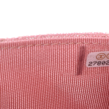 Chanel Iridescent Caviar Quilted Wallet on Chain WOC Rose Pink 10 of 11