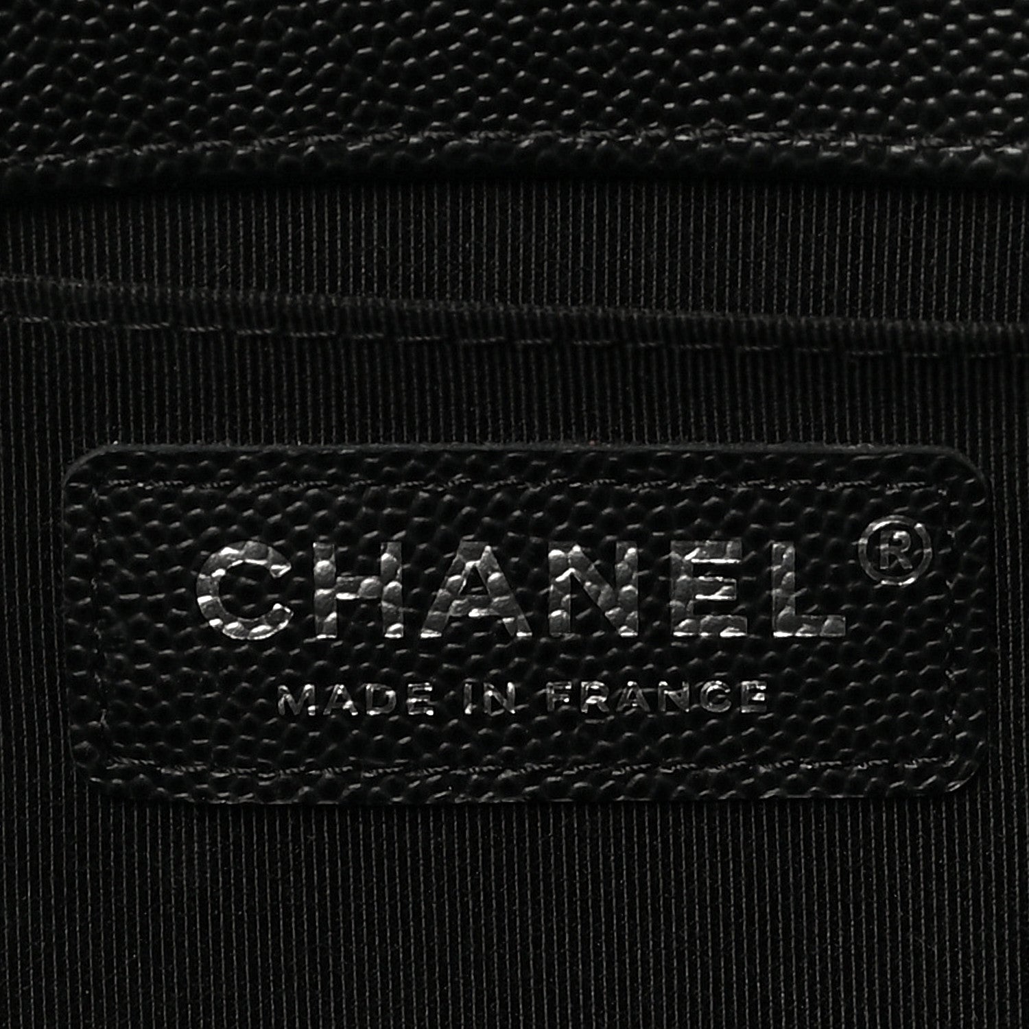 Chanel Caviar Quilted Medium Boy Flap Black 6 of 12