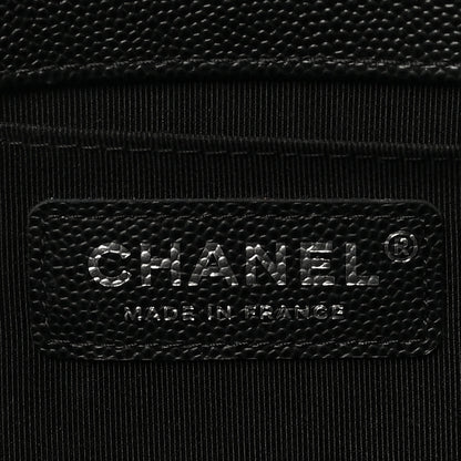 Chanel Caviar Quilted Medium Boy Flap Black 6 of 12