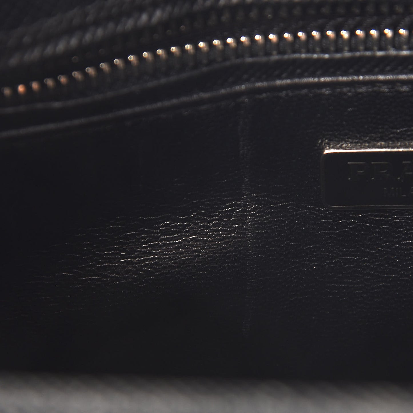 Saffiano Cuir Small Twin Tote Black